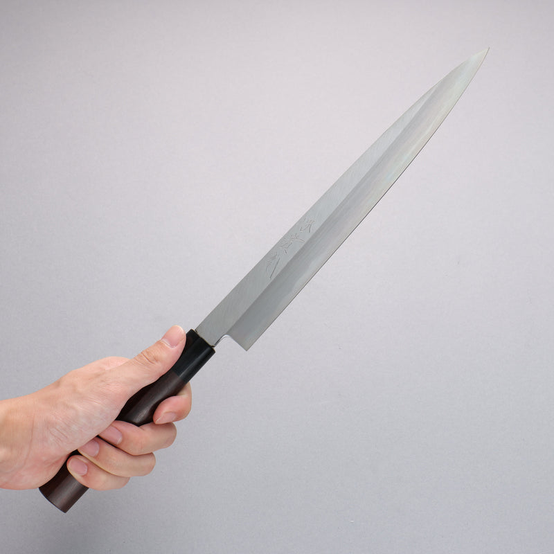 Jikko Acier Blanc No.2 Yanagiba 270mm Manipuler Shitan - japanny-FR
