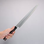 Jikko Acier Blanc No.2 Yanagiba 330mm Manipuler Shitan - japanny-FR