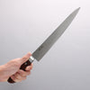 Seisuke Mokusei ZA-18 Finition miroir Damas Sujihiki 240mm Bois de Pakka marron Manipuler - japanny-FR