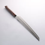 Sakai Takayuki Genbu AUS10 45 Couche de Damas Sakimaru Sujihiki 300mm Wenge Manipuler - japanny-FR