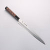 Sakai Takayuki Série Chef Acier argenté NO.3 Yanagiba Wenge (avec anneau blanc) Manipuler - japanny-FR