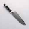 Seisuke Saiun VG10 Damas Santoku 170mm Micarta noir Manipuler - japanny-FR