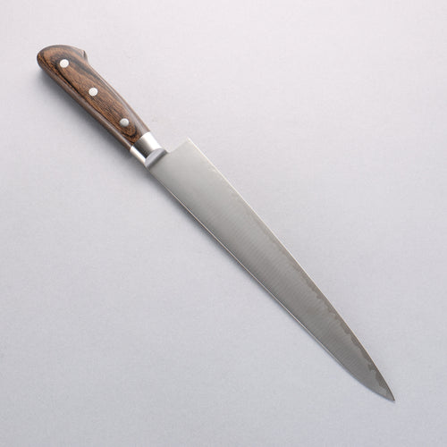 Seisuke SG2 Sujihiki 240mm Bois de Pakka marron Manipuler - japanny-FR