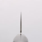 Seisuke Kagami AUS10 Finition miroir Damas Santoku 170mm Bois de pakka noir Manipuler - japanny-FR