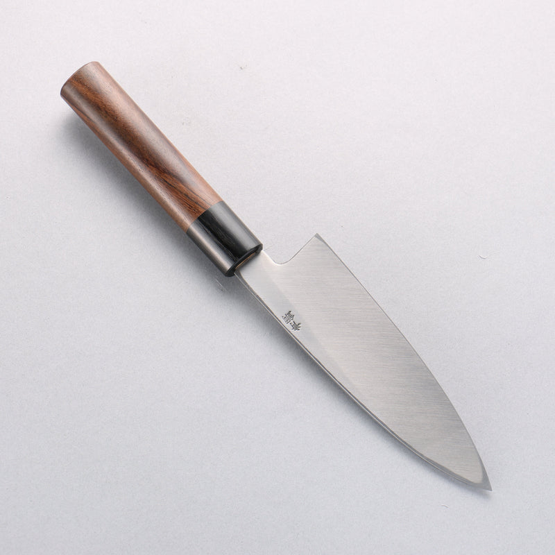 Seisuke Acier Bleu Kasumitogi Funayuki 150mm Bois de rose Manipuler - japanny-FR