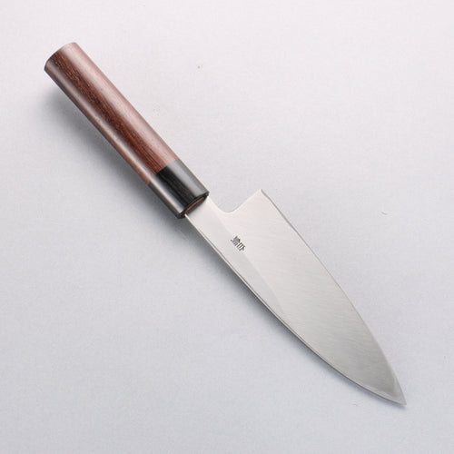 Seisuke Acier Blanc Kasumitogi Funayuki 165mm Bois de rose Manipuler - japanny-FR