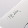 Seisuke Seiten Molybdene Santoku Couteau Japonais 180mm bleu marine de pakka noir Manipuler avec Gaine - japanny-FR
