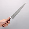Seisuke Nami AUS10 Finition miroir Damas Sujihiki 240mm Manipuler Bois de pakka rouge - japanny-FR