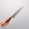 Seisuke Nami AUS10 Finition miroir Damas Sujihiki 240mm Manipuler Chêne - japanny-FR