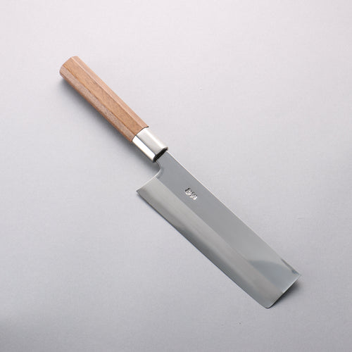 Kurotori Acier argenté NO.3 Migaki Terminé Nakiri 170mm Manipuler Noix - japanny-FR