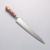 Seisuke Acier suédois Martelé Sujihiki 240mm Manipuler Acajou - japanny-FR