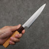Oul Acier Blanc No.1 Petite-utilité 135mm Manipuler Keyaki (orme japonais) - japanny-FR