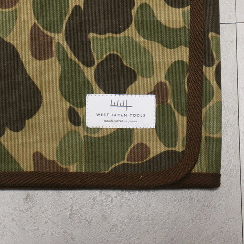 West Japan Tools Rouleau à couteaux avec 6 pochettes Tissu Camouflage mm Manipuler 640mm x 510mm - japanny-FR