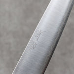 Seisuke Acier argenté NO.3 Migaki Polish Terminé Petite-utilité 135mm Chêne blanc Manipuler - japanny-FR