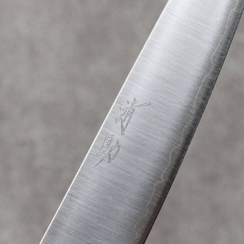 Seisuke Acier argenté NO.3 Migaki Polish Terminé Petite-utilité 135mm Chêne blanc Manipuler - japanny-FR