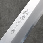 Sakai Takayuki Série Chef Hien Acier argenté NO.3 Kiritsuke Yanagiba 300mm Bois stabilisé (Virole blanche et embout) Manipuler avec Gaine - japanny-FR