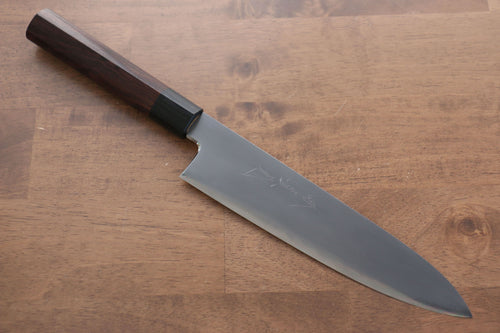 Jikko Acier Blanc No.2 Gyuto 210mm Manipuler Shitan - japanny-FR