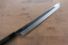 Sakai Takayuki Genbu Acier Bleu No.2 Honyaki Finition en miroir Sakimaru Yanagiba  300mm Bois d'ébène Manipuler Avec gaine - japanny-FR