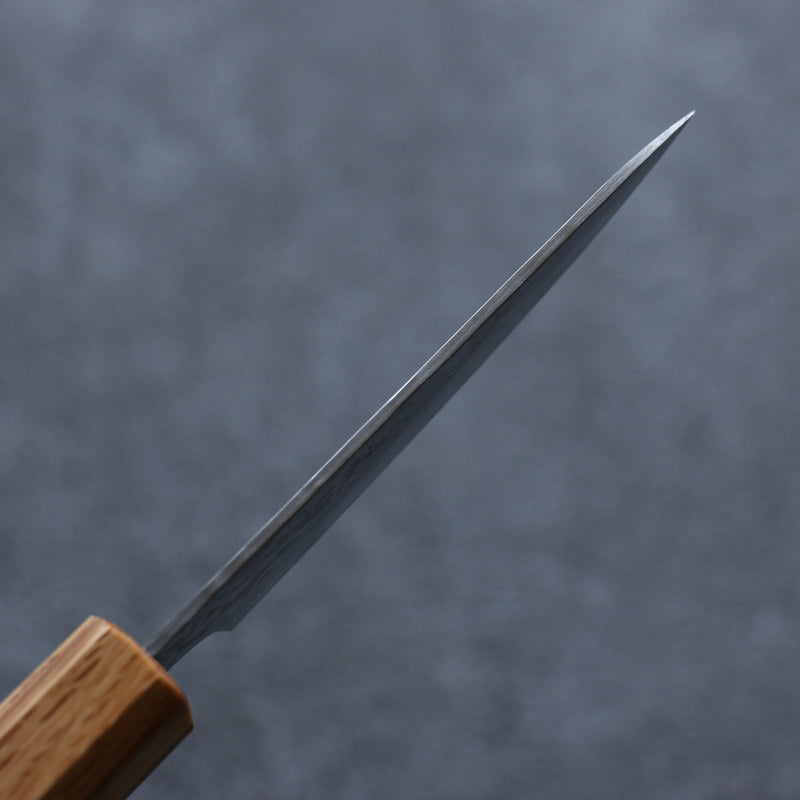 Seisuke Tsukikage AUS10 Migaki Terminé Damaacus martelé Petite-utilité  80mm Chêne Manipuler - japanny-FR