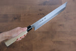Sakai Takayuki Kasumitogi Acier Blanc Hamokiri  300mm Magnolia Manipuler - japanny-FR