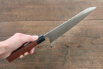 Shibata Takayuki Koutetsu Super Bleu Gyuto 210mm Manipuler Jarrah - japanny-FR