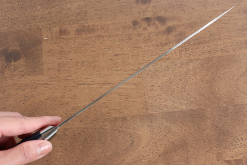 Seisuke VG10 33couche Damaacus martelé Gyuto  210mm Bois de pakka bleu Manipuler - japanny-FR