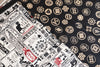 Rouleau de couteaux de style japonais Shirokoukoku-Ura-Goldkamon 4 poches - japanny-FR