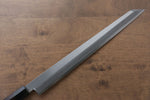 Jikko Acier argenté NO.3 Kiritsuke Yanagiba 330mm Manipuler Shitan - japanny-FR