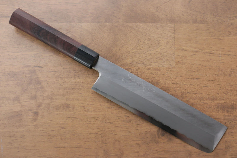 Jikko Acier argenté NO.3 Usuba 195mm Manipuler Shitan - japanny-FR