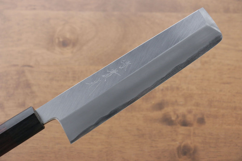Jikko Acier Blanc No.2 Usuba 180mm Manipuler Shitan - japanny-FR