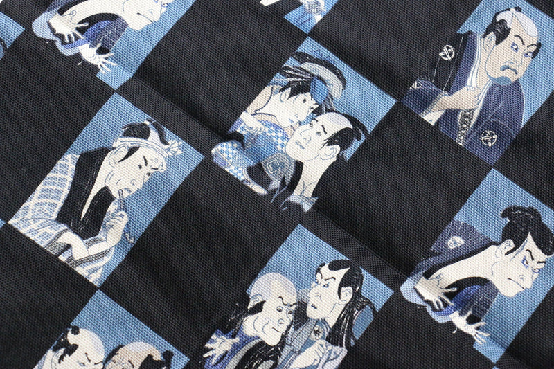 Rouleau de couteaux de style japonais Aokabuki-Ura-Akakasuri 4 poches - japanny-FR