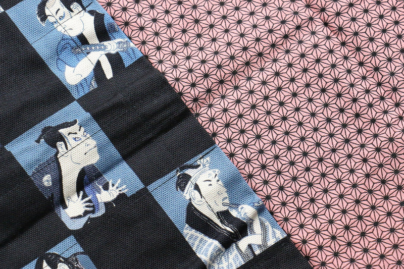 Rouleau de couteaux de style japonais Aokabuki-Ura-Akakasuri 4 poches - japanny-FR