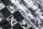 Rouleau de couteaux de style japonais Aokabuki-Ura-Fuji 4 poches - japanny-FR