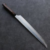 Sakai Takayuki Genbu AUS10 45 Couche de Damas Sakimaru Sujihiki  300mm Wenge Manipuler - japanny-FR