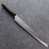 Sakai Takayuki Hien AUS10 45 Couche de Damas Kiritsuke Sujihiki  300mm Wenge Manipuler - japanny-FR