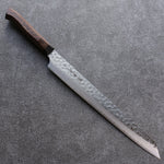 Sakai Takayuki Hien AUS10 45 Couche de Damas Kiritsuke Sujihiki  300mm Wenge Manipuler - japanny-FR