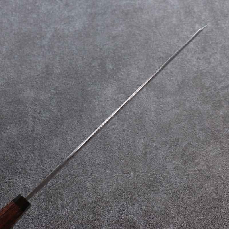 Sakai Takayuki Hien AUS10 45 Couche de Damas Kiritsuke Sujihiki  300mm Wenge Manipuler - japanny-FR
