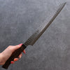 Sakai Takayuki Hien AUS10 45 Couche de Damas Kiritsuke Sujihiki  300mm Wenge Manipuler - japanny-FR