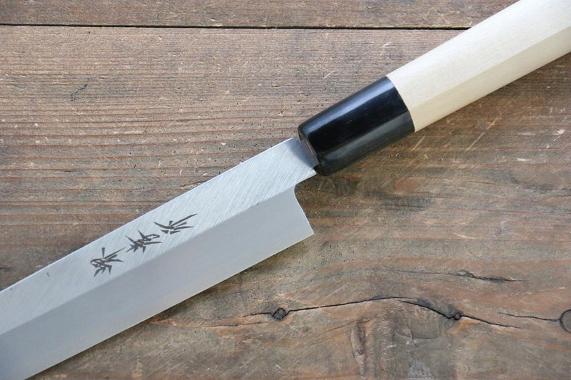 Sakai Takayuki [GAUCHE] Kasumitogi Acier Blanc Yanagiba  Magnolia Manipuler - japanny-FR
