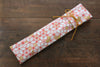 Rouleau de couteaux de style japonais BlancHexagone 1 Poche - japanny-FR