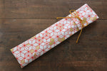 Rouleau de couteaux de style japonais BlancHexagone 1 Poche - japanny-FR