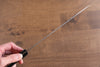 Seisuke Budou Acier argenté NO.3 Nashiji Gyuto  210mm Bois de Pakka Purple Manipuler - japanny-FR