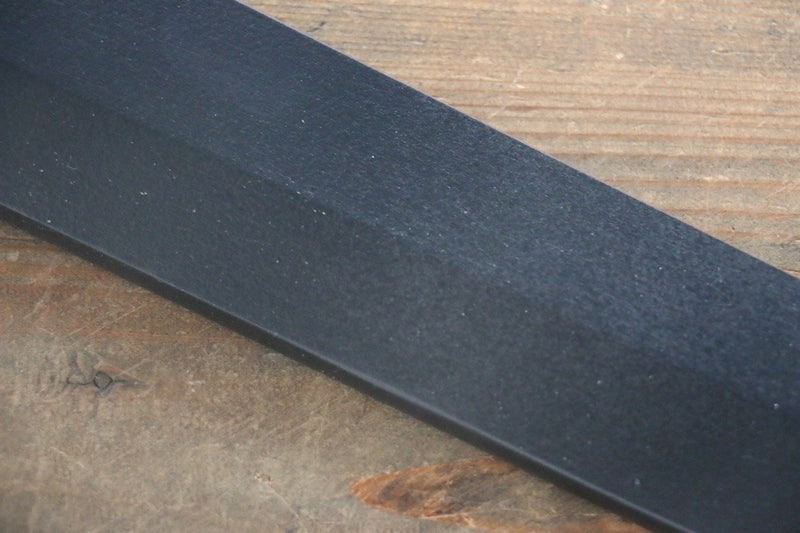 Noir Magnolia Gaine pour Kiritsuke Yanagiba avec Cheville en contreplaqué 240mm Kaneko - japanny-FR