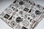 Rouleau de couteaux de style japonais Shirocha-U-GoldKamon&Kon 4 Pochettes - japanny-FR
