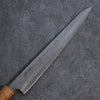 Seisuke SLD Washiji Sujihiki Couteau Japonais 240mm Chêne brûlé Manipuler - japanny-FR