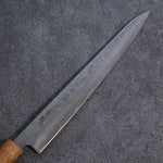Seisuke SLD Washiji Sujihiki Couteau Japonais 240mm Chêne brûlé Manipuler - japanny-FR