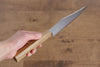 Jikko Fujisan Acier Bleu No.2 Santoku 180mm Manipuler Chêne - japanny-FR