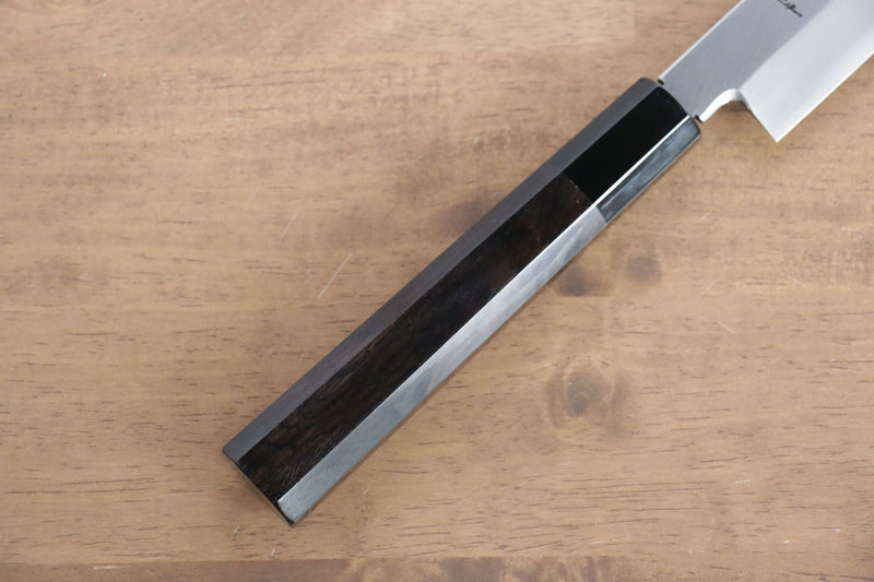 Sakai Takayuki Serie de Chef Acero de Plata No.3 Yanagiba Cuchillo Japones 300mm Mango de Madera de ebano Con funda - japanny-FR