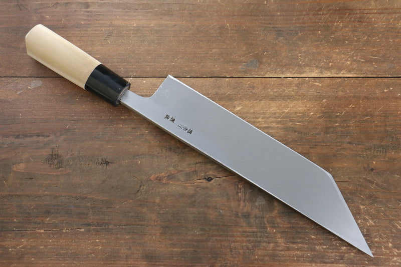 Sakai Takayuki Acier Blanc No.2 couteau à anguille  240mm Magnolia Manipuler - japanny-FR
