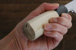 Sakai Takayuki Acier Blanc No.2 couteau à anguille  240mm Magnolia Manipuler - japanny-FR